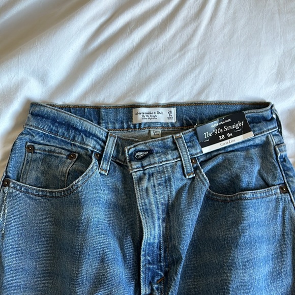 The 90s straight ultra high rise jeans - Picture 3 of 4